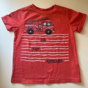 Kids Headquarters Ready for Rescue Fire Truck Tee
